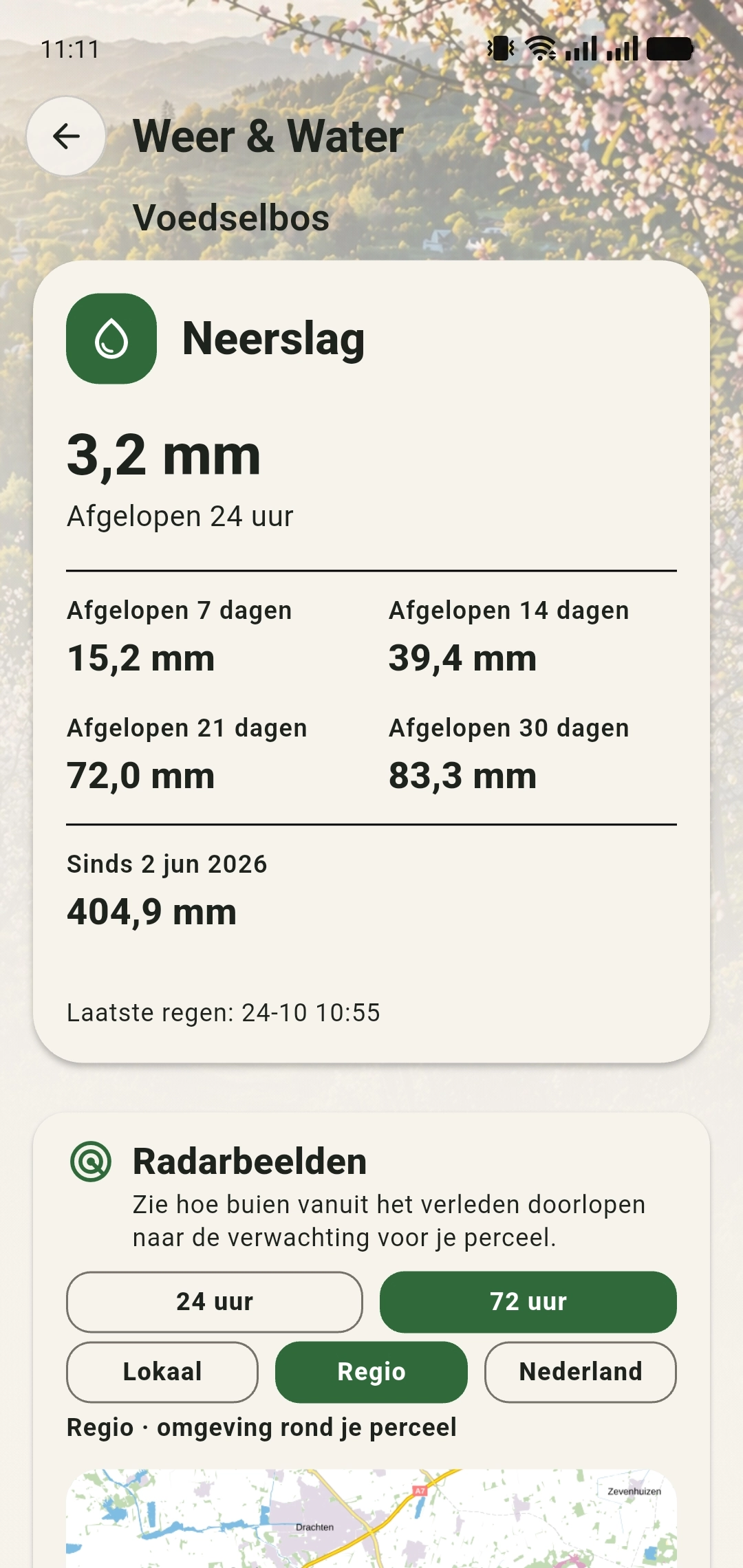 Neerslagaccumulatie