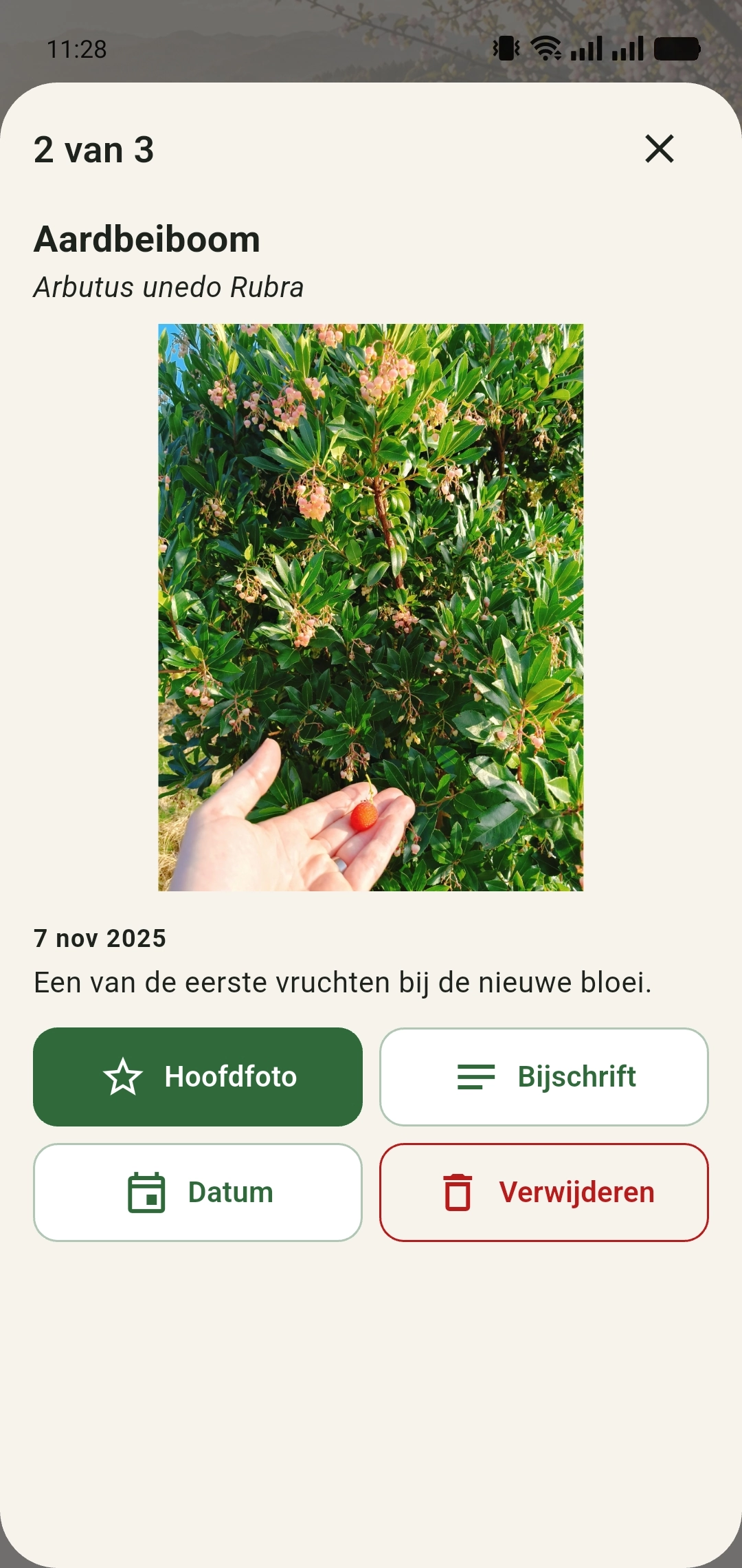 Open een volgende foto in GreenPlot